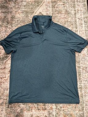Men's Dark Teal Polo Shirt - Classic Short Sleeve